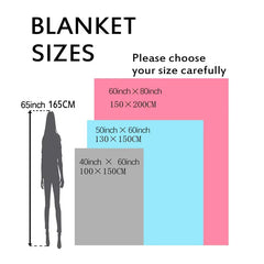 Flannel Flower and Butterfly Cozy Throw Blanket