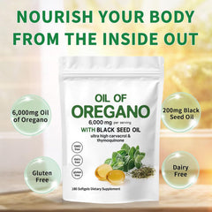 Oil of Oregano Capsules 180 Tablets